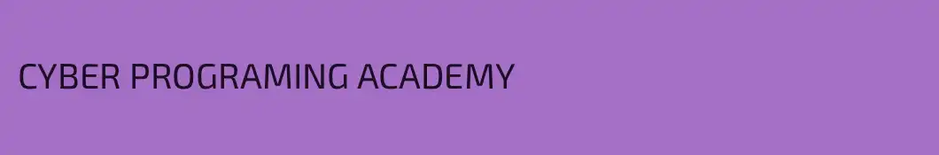 CYBER PROGRAMING ACADEMY 